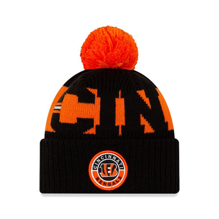 Gorras New Era Beanies Negros - Cincinnati Bengals On Field Kids 28635XAEO